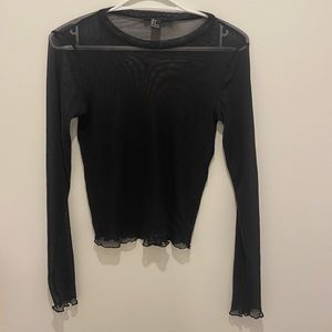 Forever 21 Sheer Longsleeve